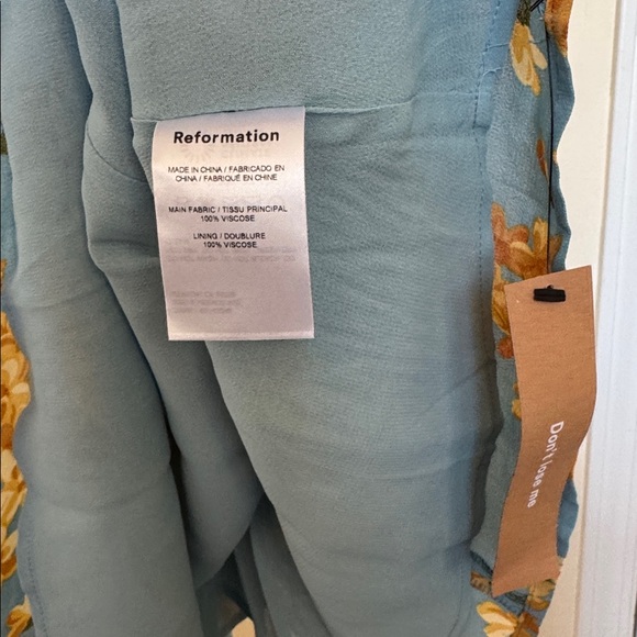 Reformation Niara Bustier Floral sleeveless dress, size 8 - Picture 7 of 9